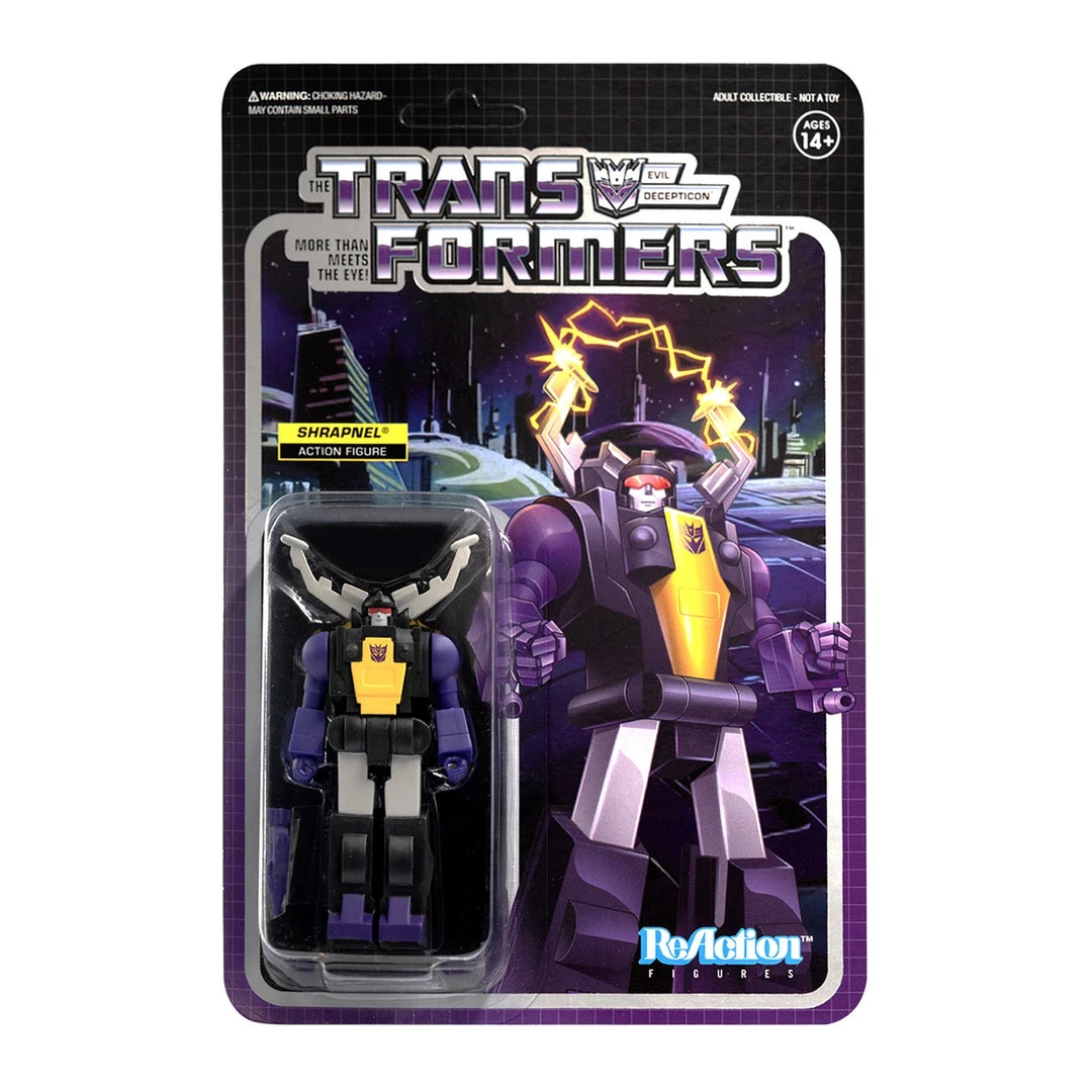 Super 7 Transformers ReAction Figure - Shrapnel 3 Super 7 Transformers ReAction Figure - Shrapnel