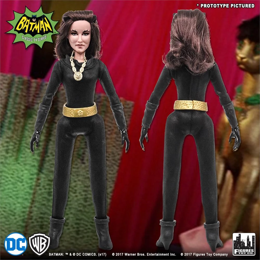 Figures Toy Company Batman Classic TV Series - Catwoman (Julie) 8" Action Figure 5 Figures Toy Company Batman Classic TV Series - Catwoman (Julie) 8" Action Figure