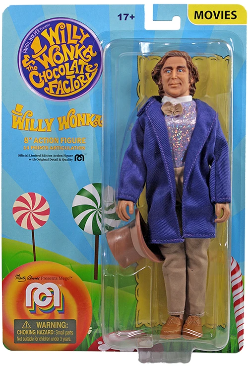 Mego Movies Wave 10 - Willy Wonka 8" Action Figure All Mego 3 Mego Movies Wave 10 - Willy Wonka 8" Action Figure All Mego