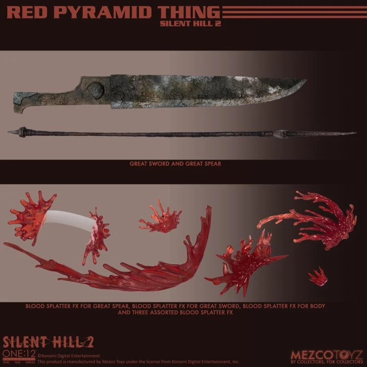 Mezco Toyz Mego Silent Hill 2 One:12 Collective Red Pyramid Thing (Pre-Order Ships Nov 2022) 6 Mezco Toyz Mego Silent Hill 2 One:12 Collective Red Pyramid Thing (Pre-Order Ships Nov 2022)