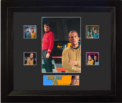 Film Cells LTD. Star Trek Original Series Presentation Film Cell 3 Film Cells LTD. Star Trek Original Series Presentation Film Cell