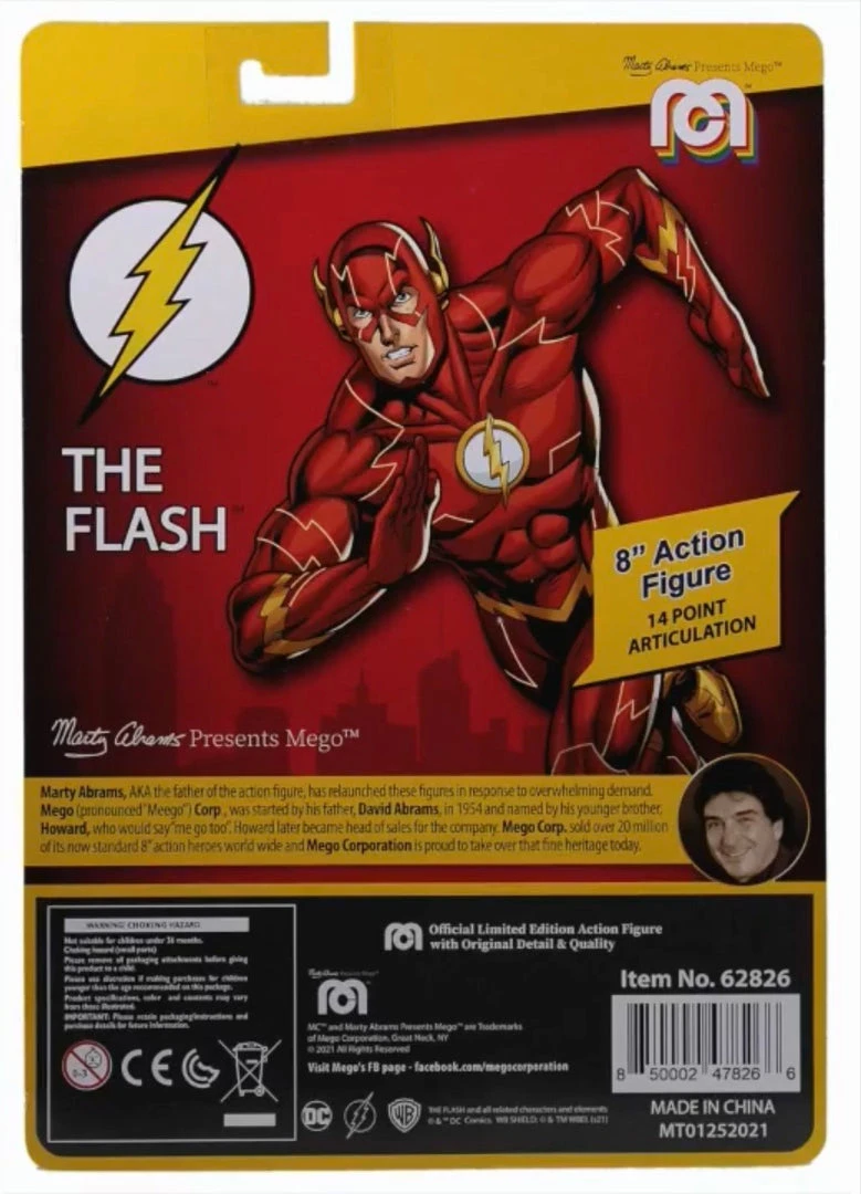 Mego DC Wave 12 - Flash 8" Action Figure 4 Mego DC Wave 12 - Flash 8" Action Figure