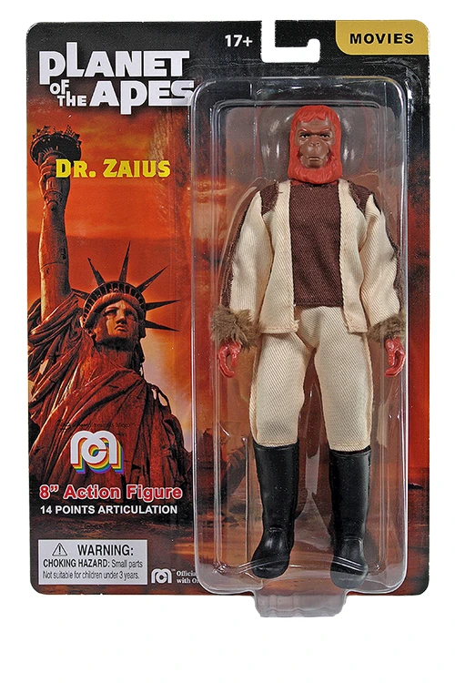Damaged Package Mego Planet Of The Apes Wave 12 - Dr Zaius 8" Action Figure 3 Damaged Package Mego Planet Of The Apes Wave 12 - Dr Zaius 8" Action Figure